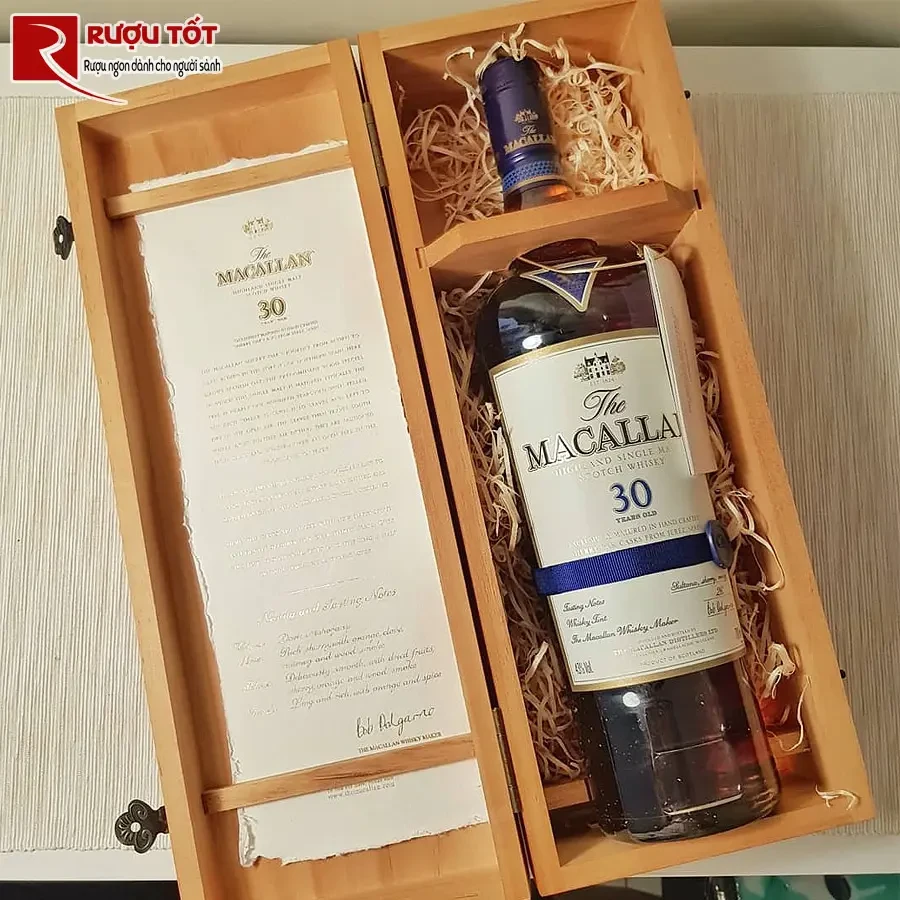 ruou macallan 30 cao cap