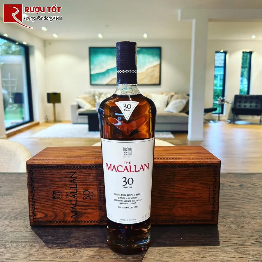 ruou macallan 30 colour collection 700ml 43% cao cap scotland