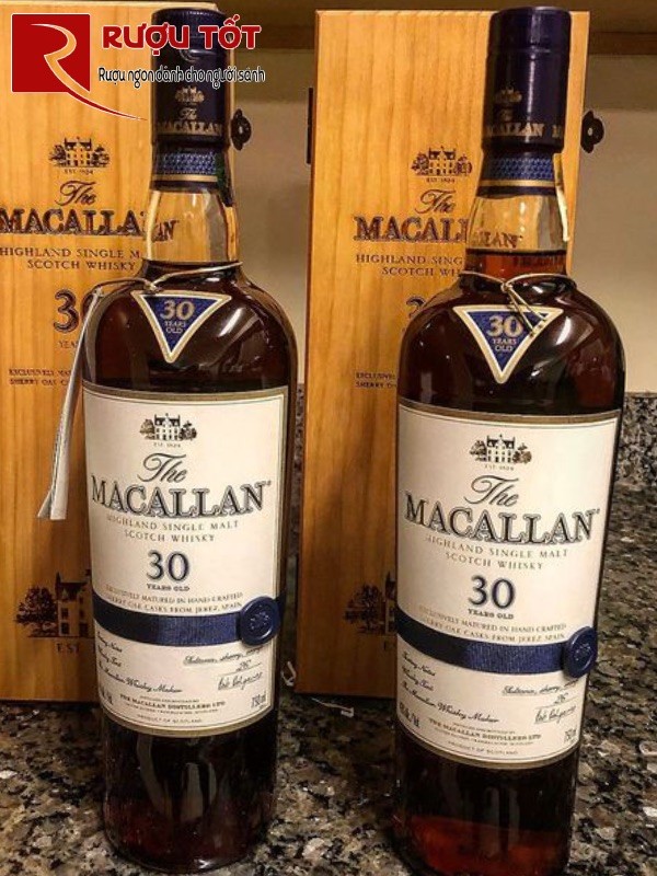 Rượu Macallan 30 nhập khẩu chính hãng