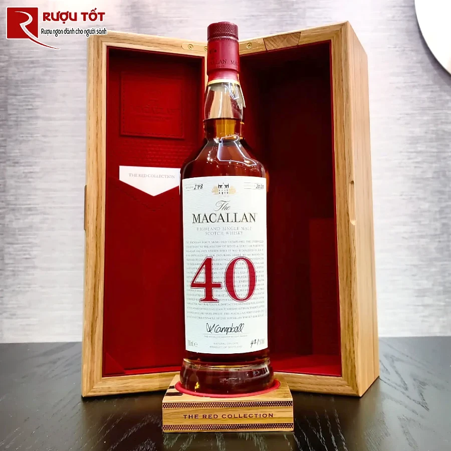 ruou macallan 40 red collection 48,1% 700ml quy hiem