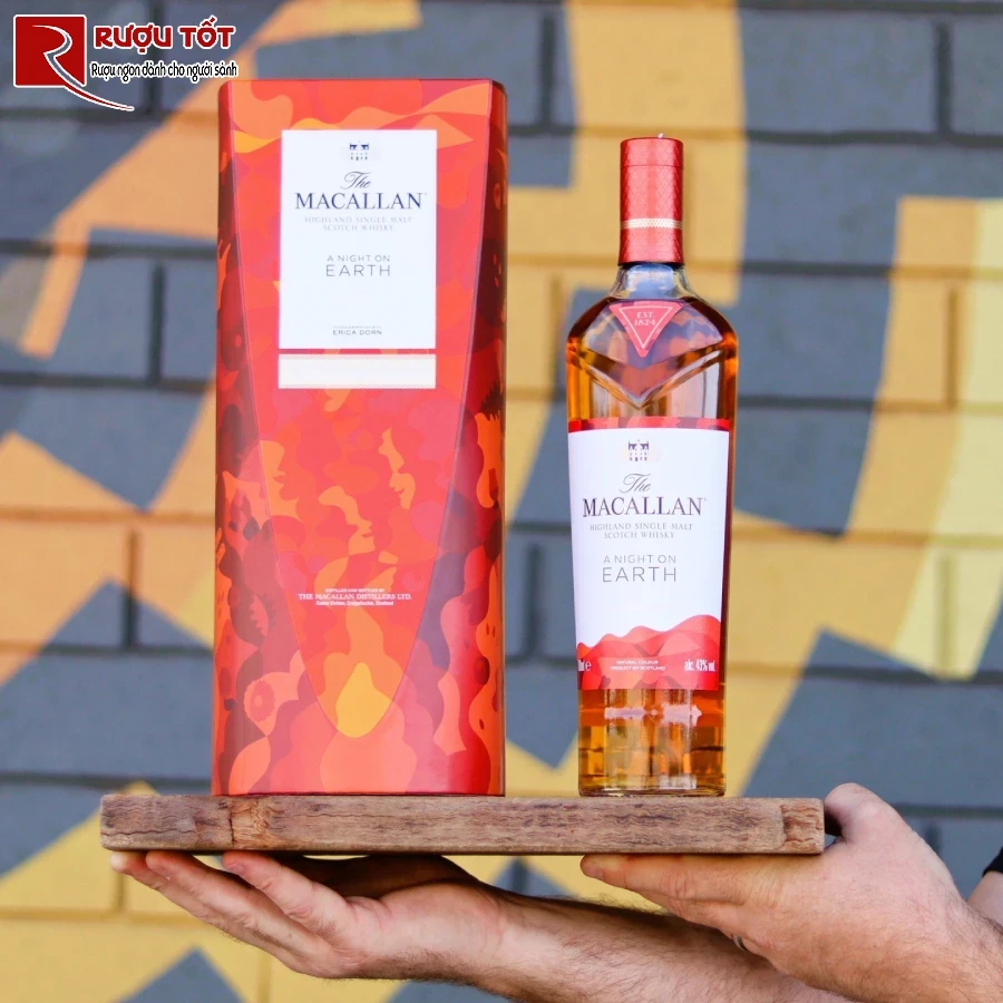 ruou macallan a night on earth the journey 2023 cao cap