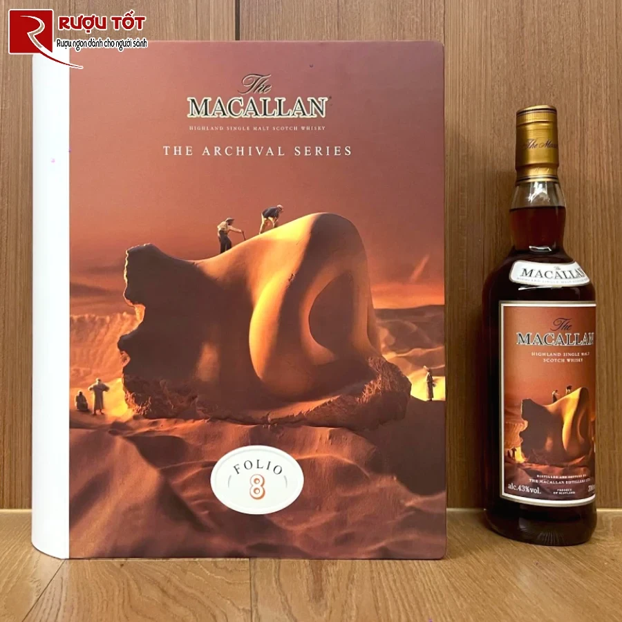 ruou macallan archival series folio 8 43% 700ml scotland dat gia