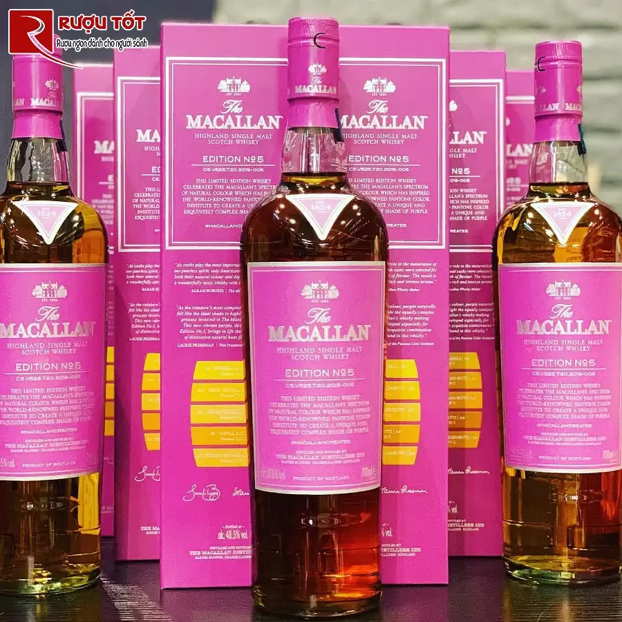 ruou macallan edition no 5 48,5% 700ml dang cap