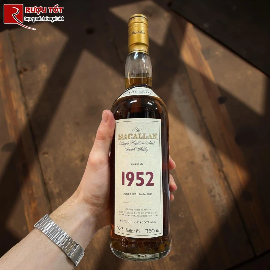 ruou macallan fine and rare 1952 700ml tuyet pham co dien