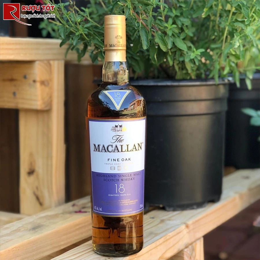 Ruou Macallan Fine Oak 18