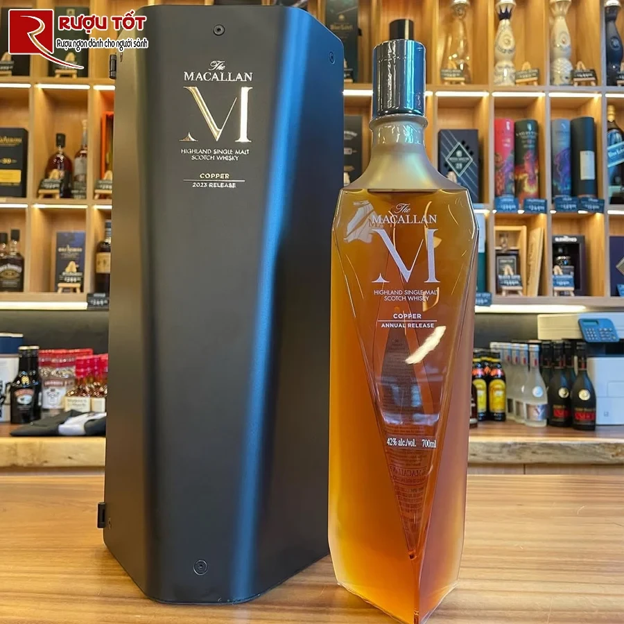 ruou macallan m copper single malt whisky 42% 700ml