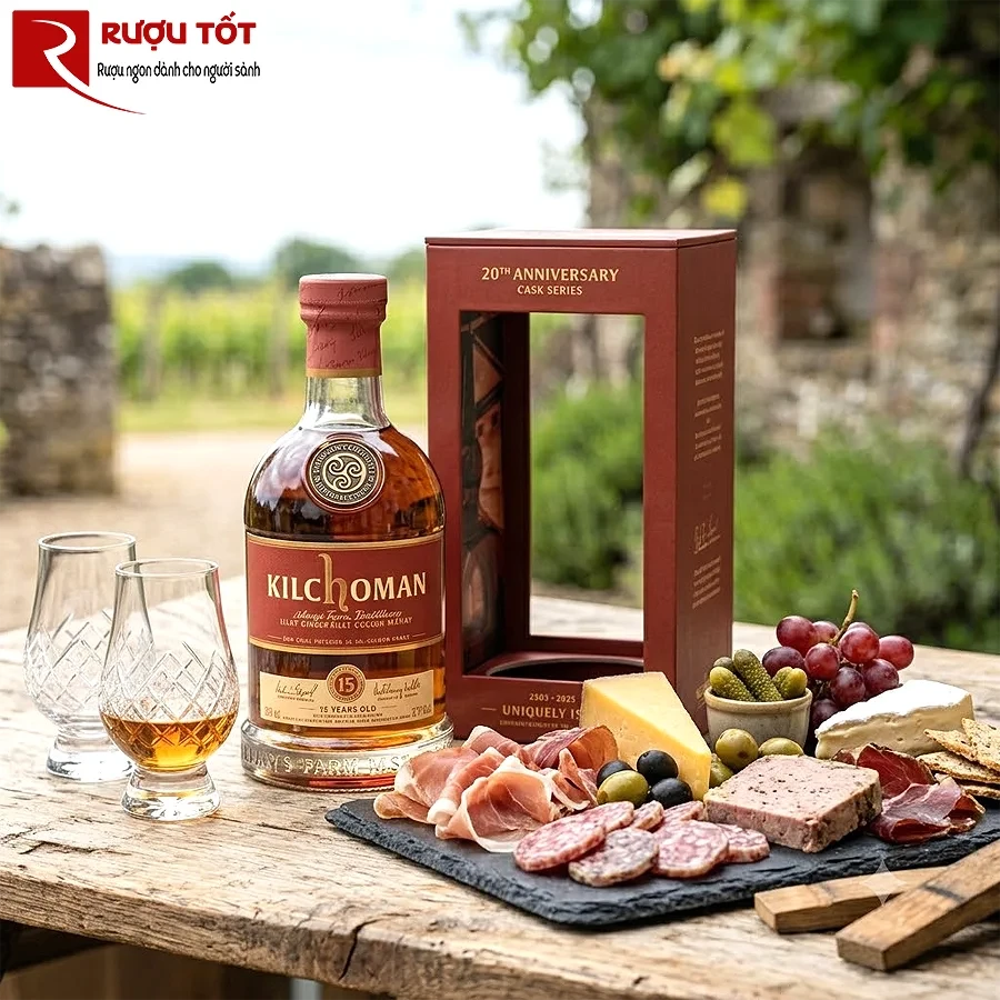 Rượu mạnh Kilchoman 15 năm