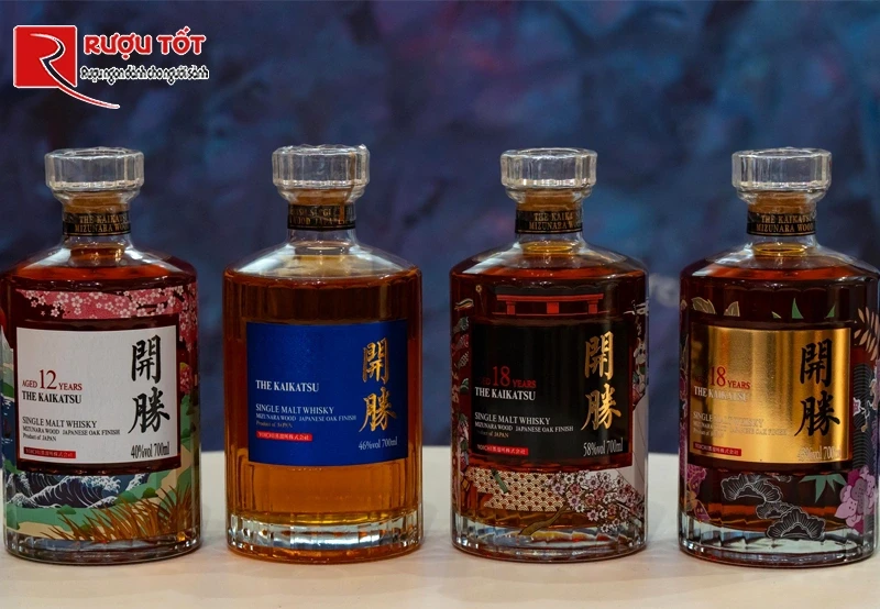 Rượu mạnh The Kaikatsu 18 năm Black