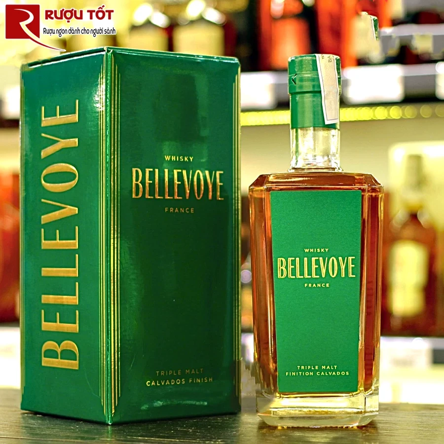 Rượu Pháp Bellevoye Green Blended Malt Whisky