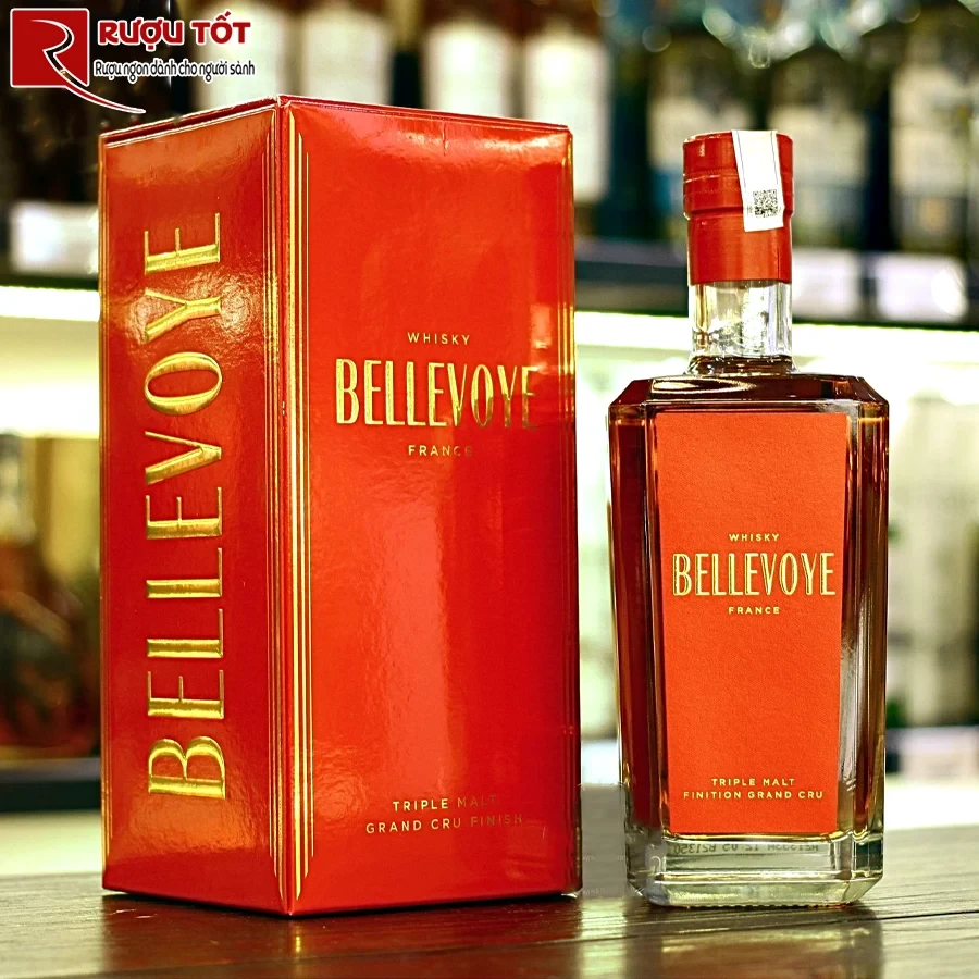 Rượu Pháp Bellevoye Red Blended Malt Whisky