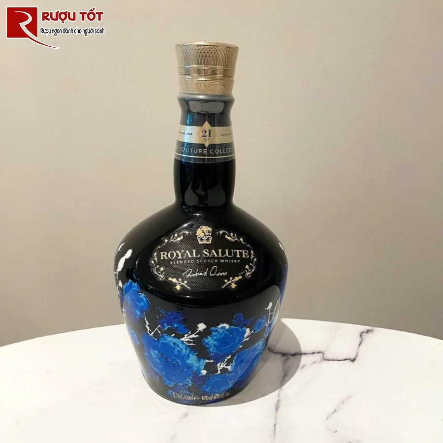ruou royal salute 21 black richard quin 40% 700ml dang cap