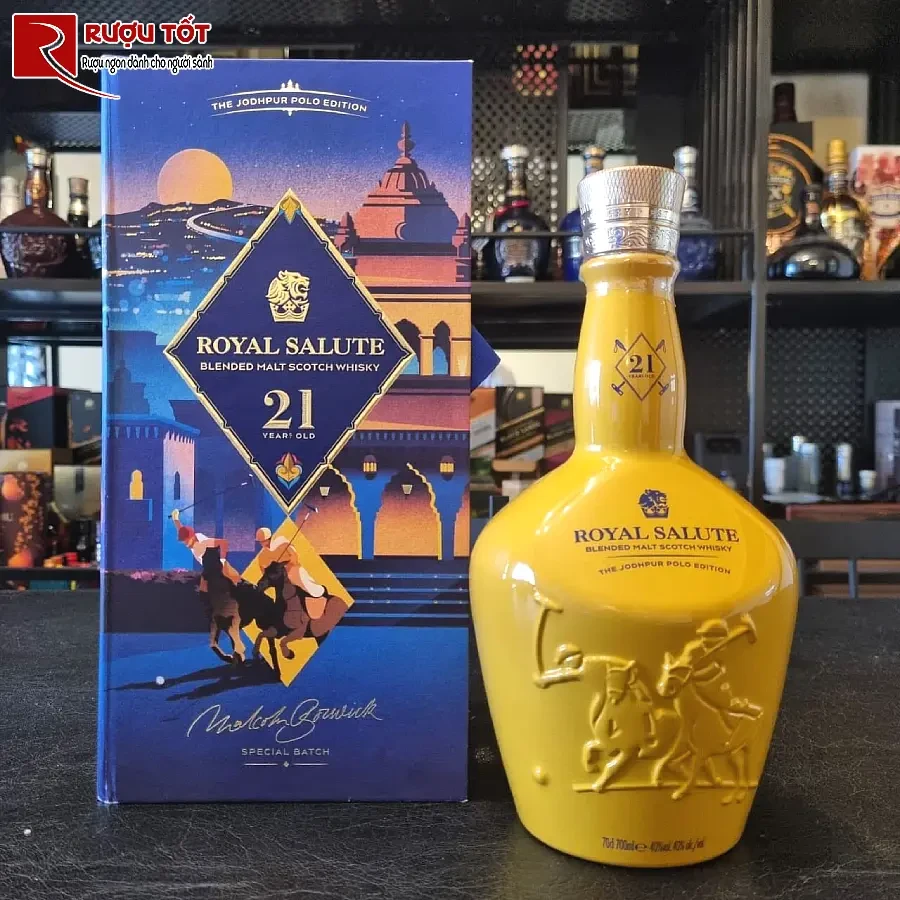 ruou royal salute 21 jodhpur polo 40% 700ml