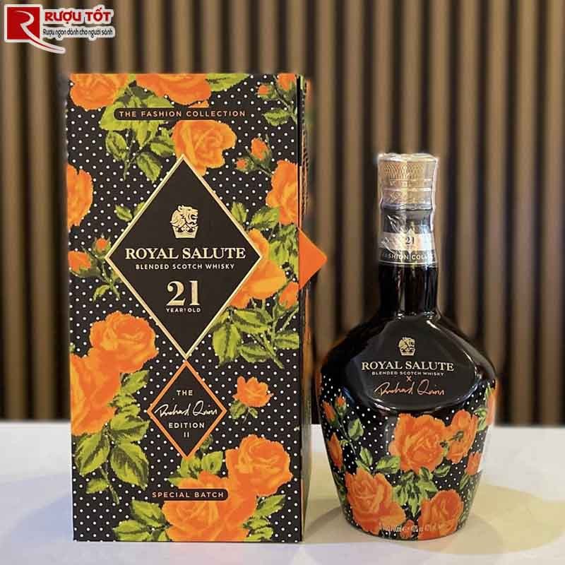 Rượu Royal Salute 21 Richard Quinn Orange Rose