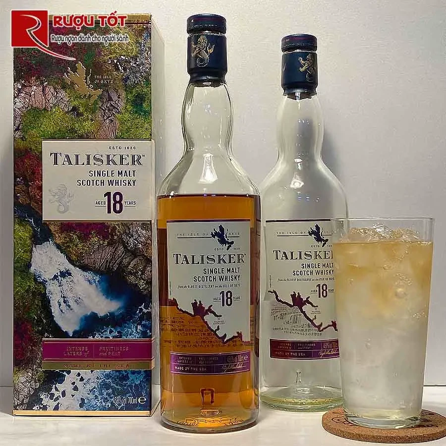 ruou talisker 18 highball
