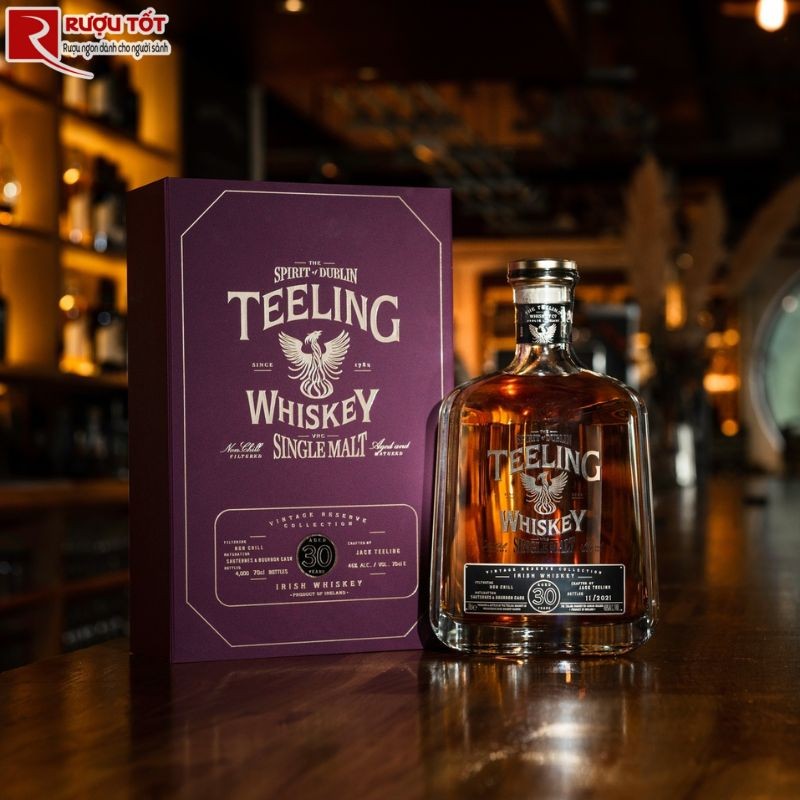 Rượu Teeling Whiskey Single Malt 30 Years Old