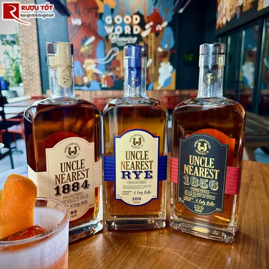 Rượu Tennessee Whiskey Uncle Nearest