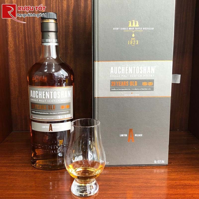rượu Whisky Auchentoshan 21năm