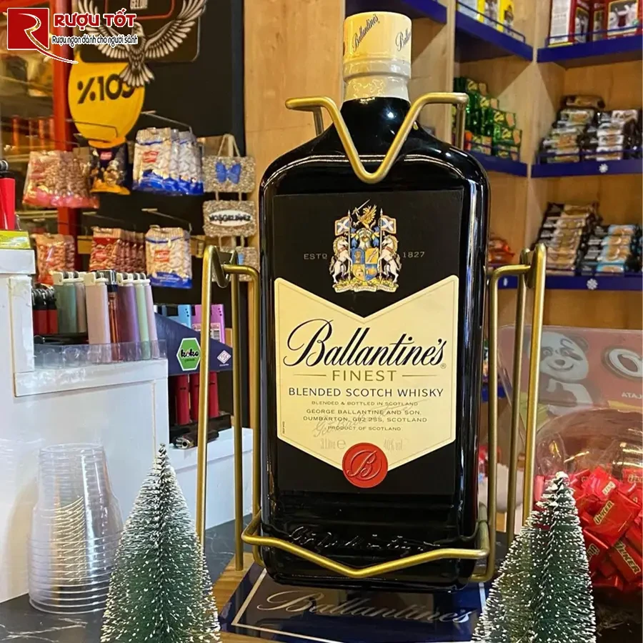 Ruou Whisky Ballantines 3 l