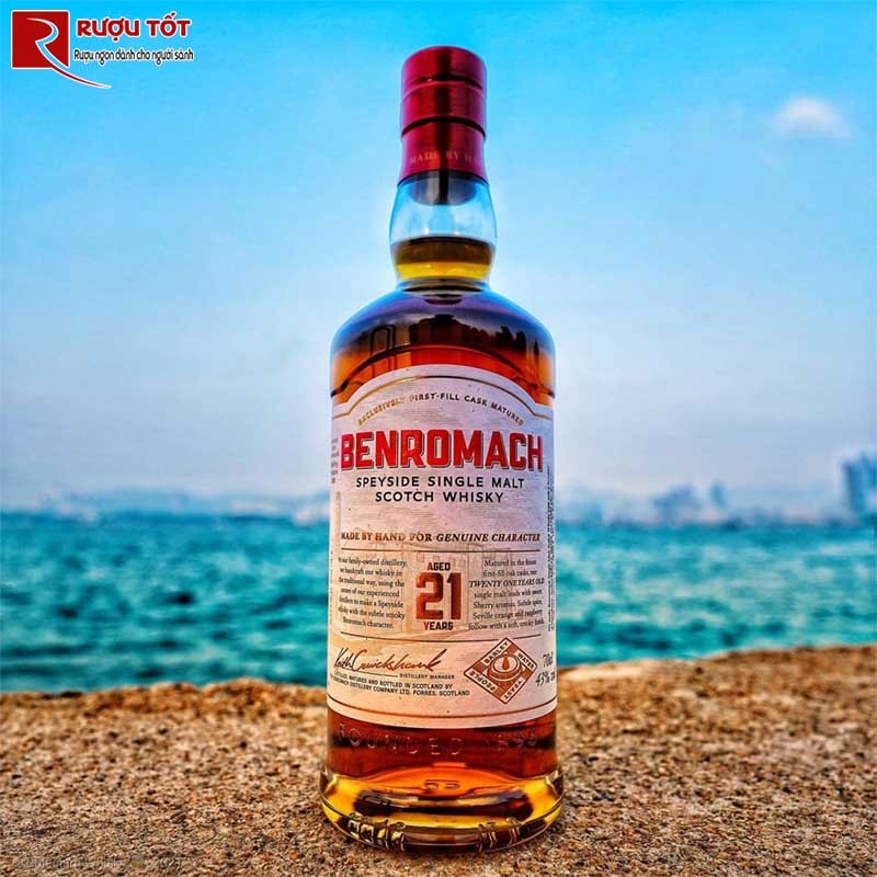 Rượu Whisky Benromach 21 Years Old