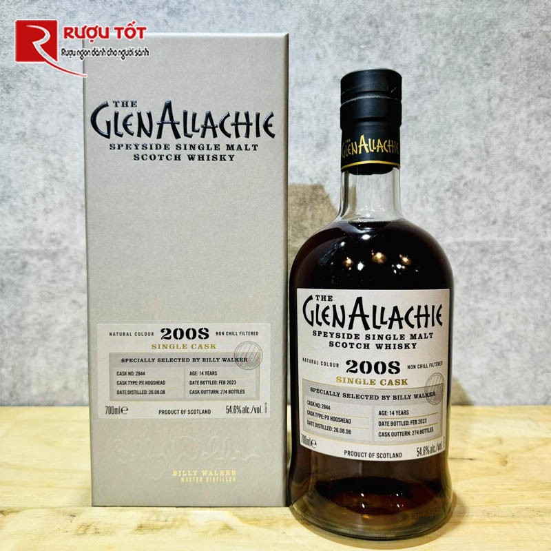 Rượu Whisky Glenallachie 2008 PX Hogshead