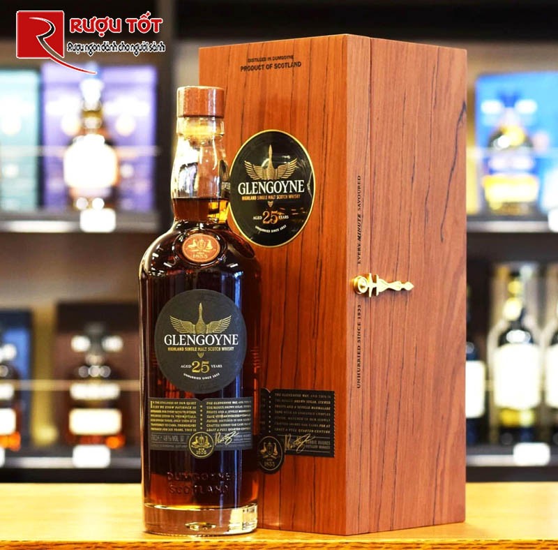 Rượu Whisky Glengoyne 25