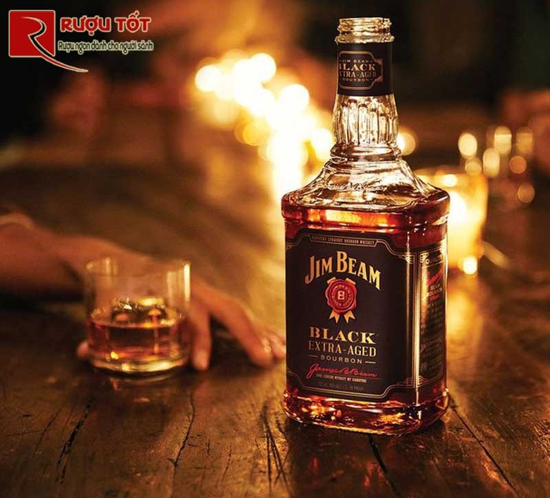 Rượu Whisky Jim Beam Black