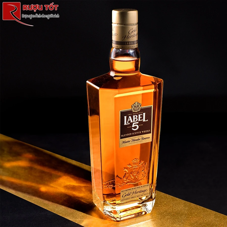 Rượu Whisky Label 5 Gold