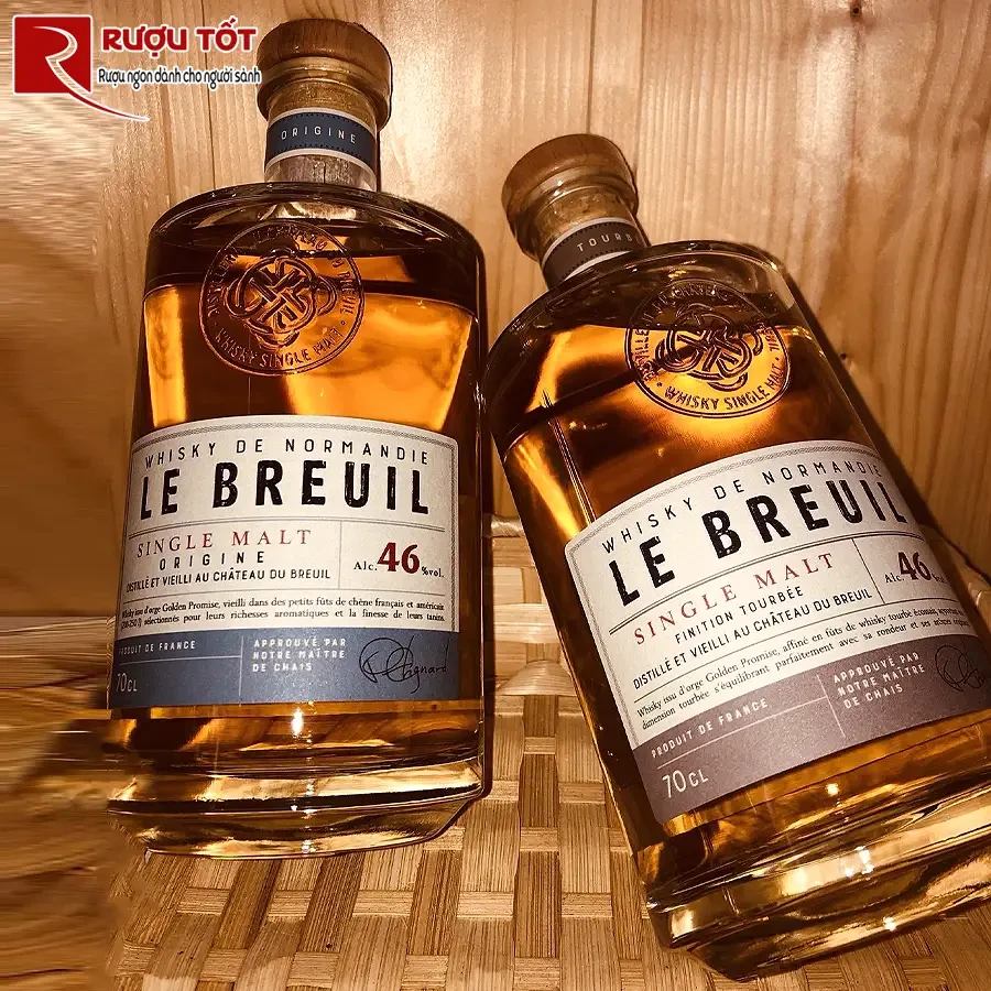 Rượu Whisky Le Breuil Finition Tourbee