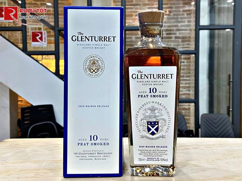 Rượu Glenturret 10 Peat Smoked