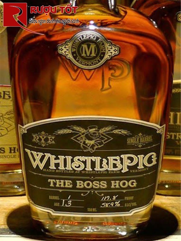 Rượu rye whisky Whistlepig