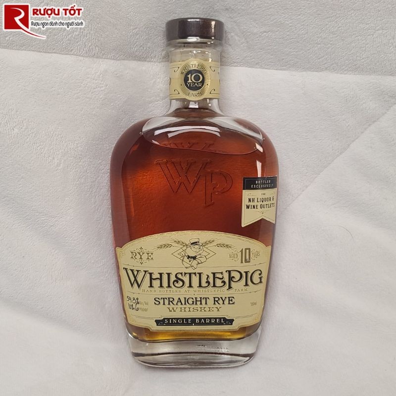 Rượu Whistlepig Straight Rye 700ml