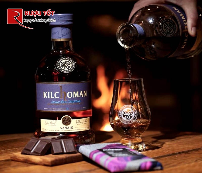 Sét quà Kilchoman Sanaig 2 ly