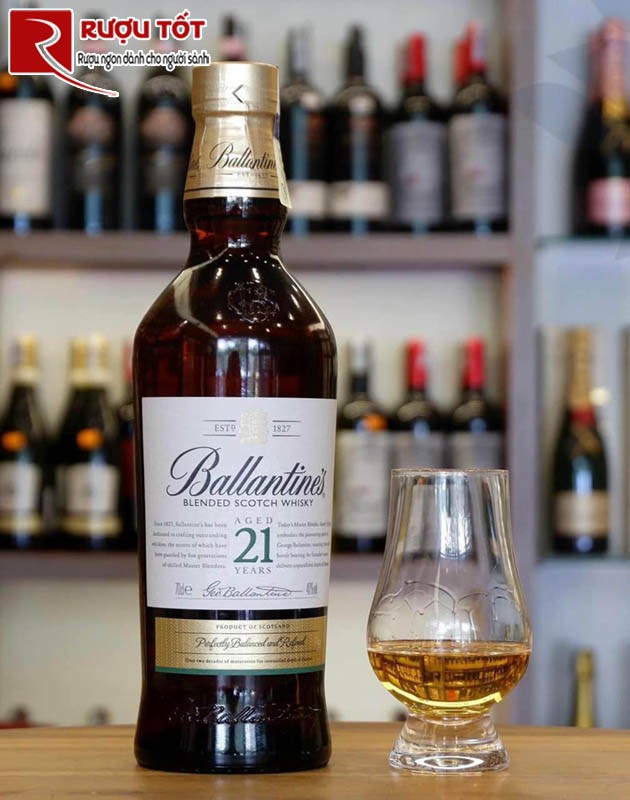 whisky Ballantines 21 years