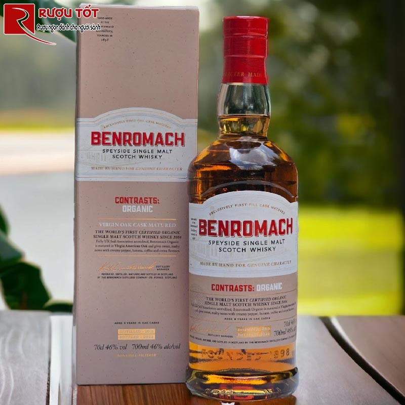 whisky Benromach Contrasts Organic