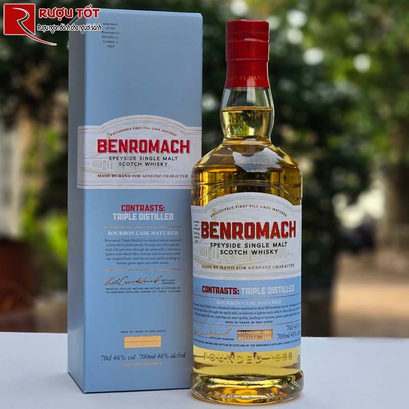 whisky Benromach Triple Distille