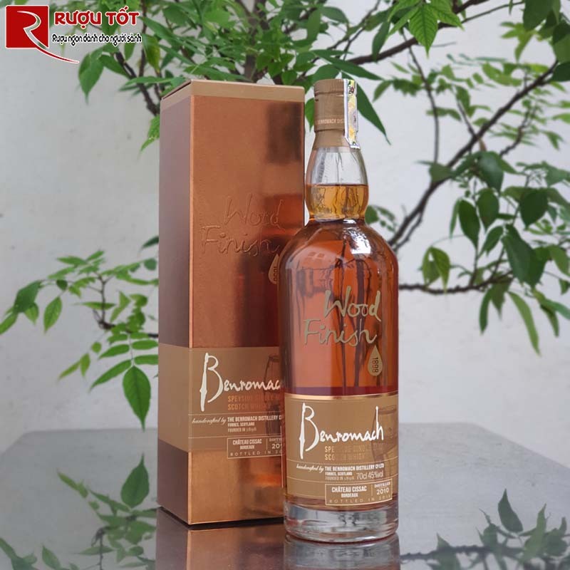 whisky benromach wood finish Chateau Cissac