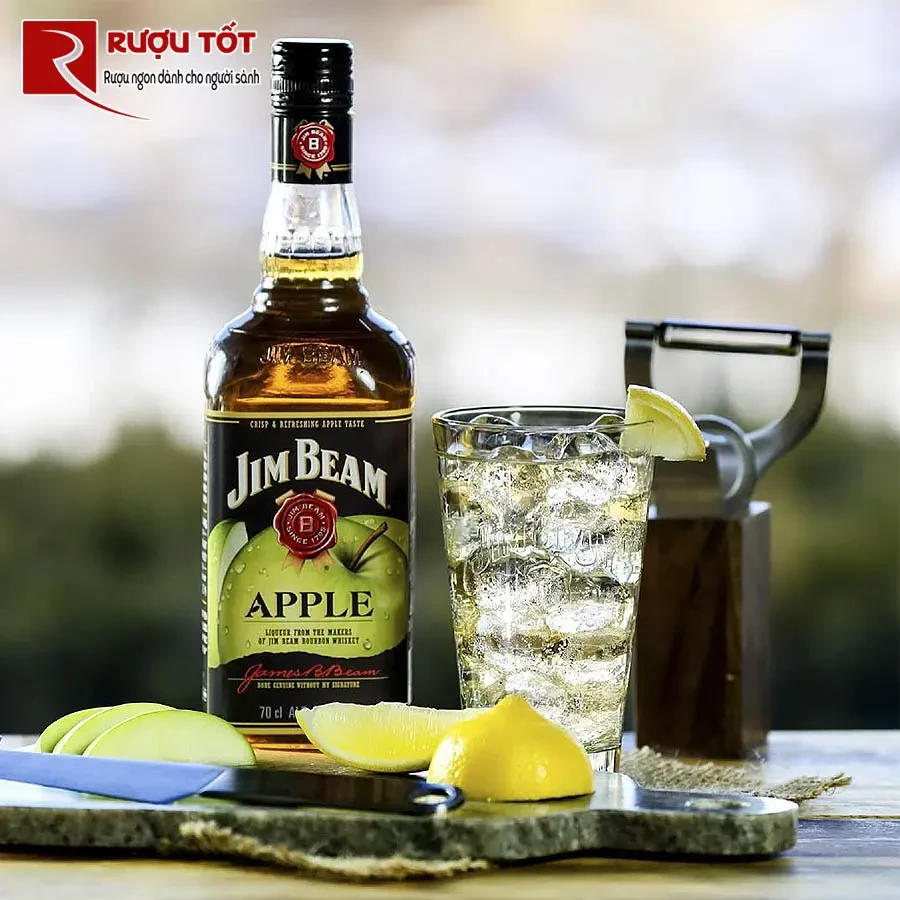 whisky bourbon apple jim beam