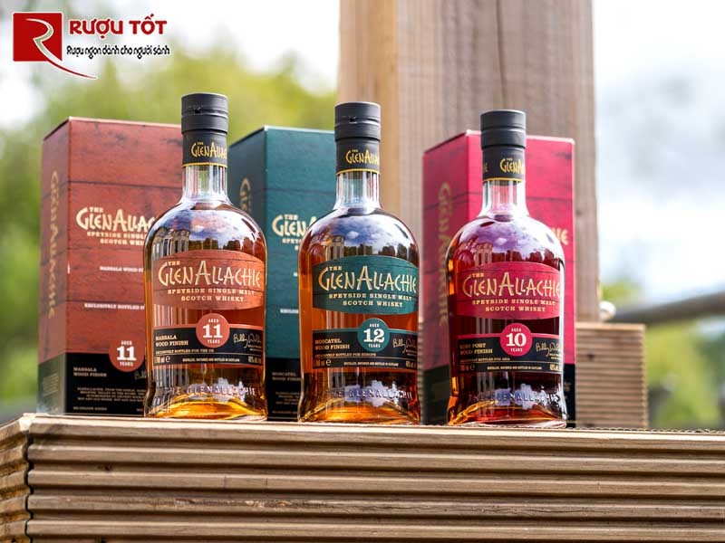 Whisky Glenallachie 10 Ruby Port Wood Finish
