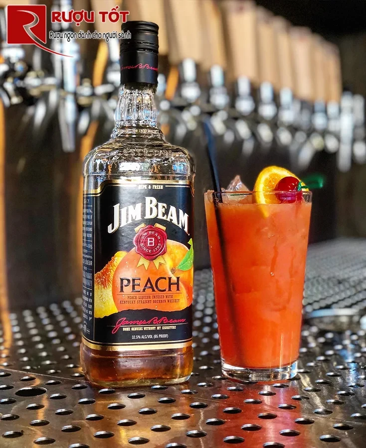 whisky jim beam peach