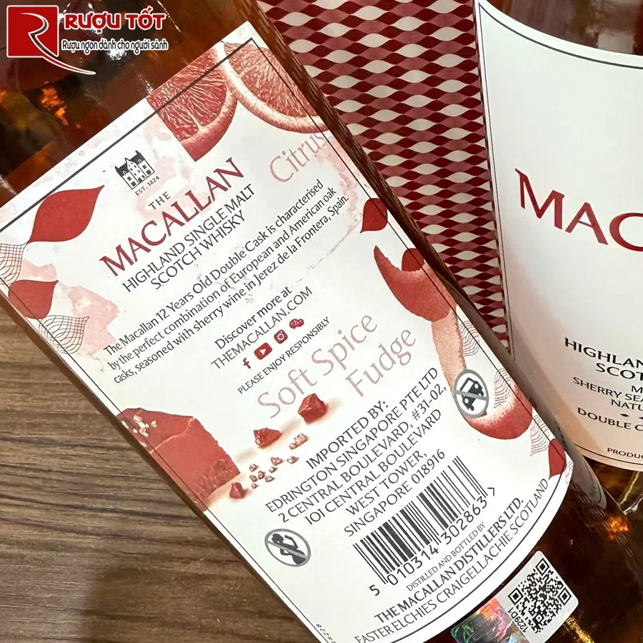 Whisky Macallan 12 Years Old Double Cask