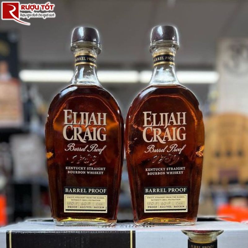 Whisky Mỹ Elijah Craig Barrel Proof
