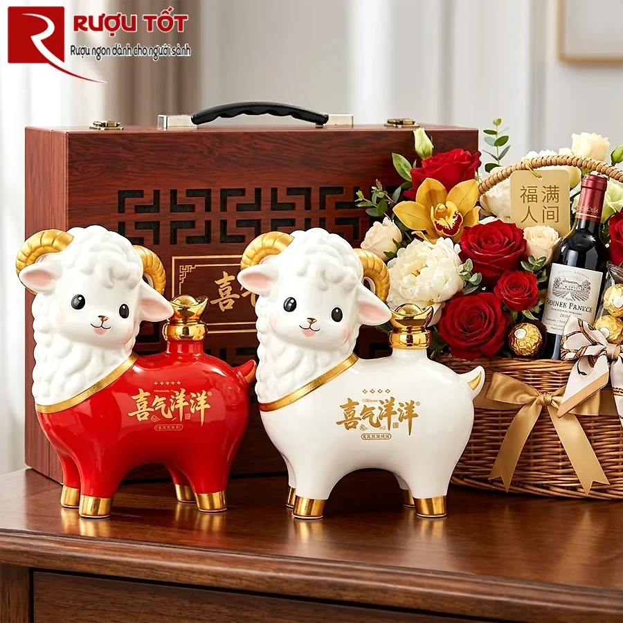 Rượu linh vật Dê Trung Quốc