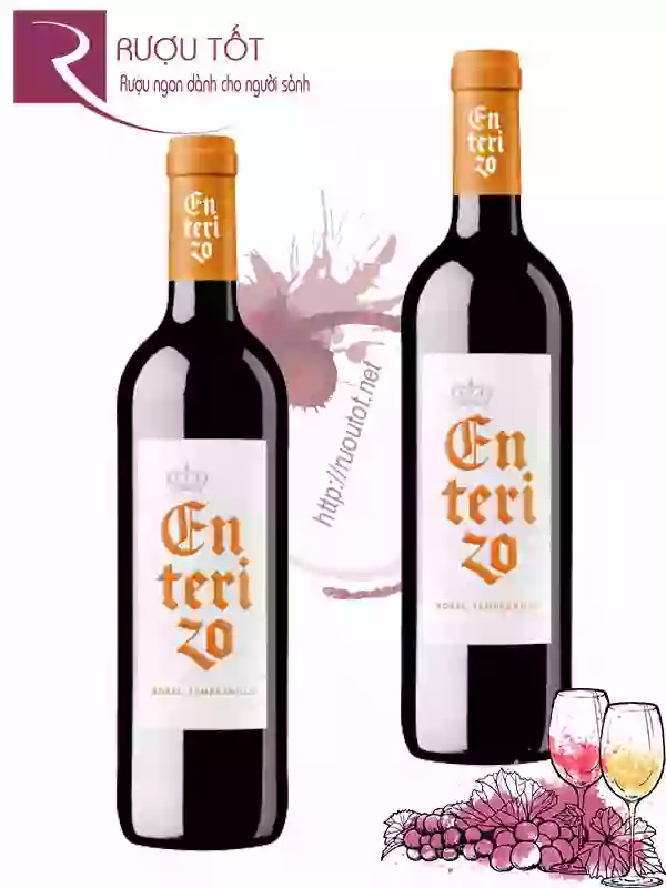Rượu Vang đỏ Enterizo Bobal Tempranillo 13 độ