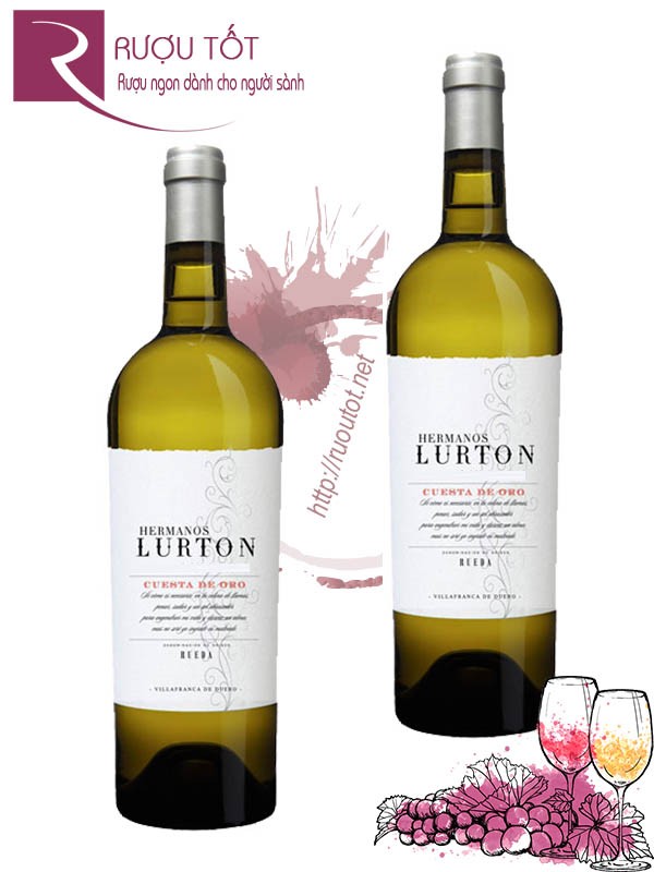 Rượu vang trắng Hermanos Lurton Cuesta De Oro Rueda Verdejo