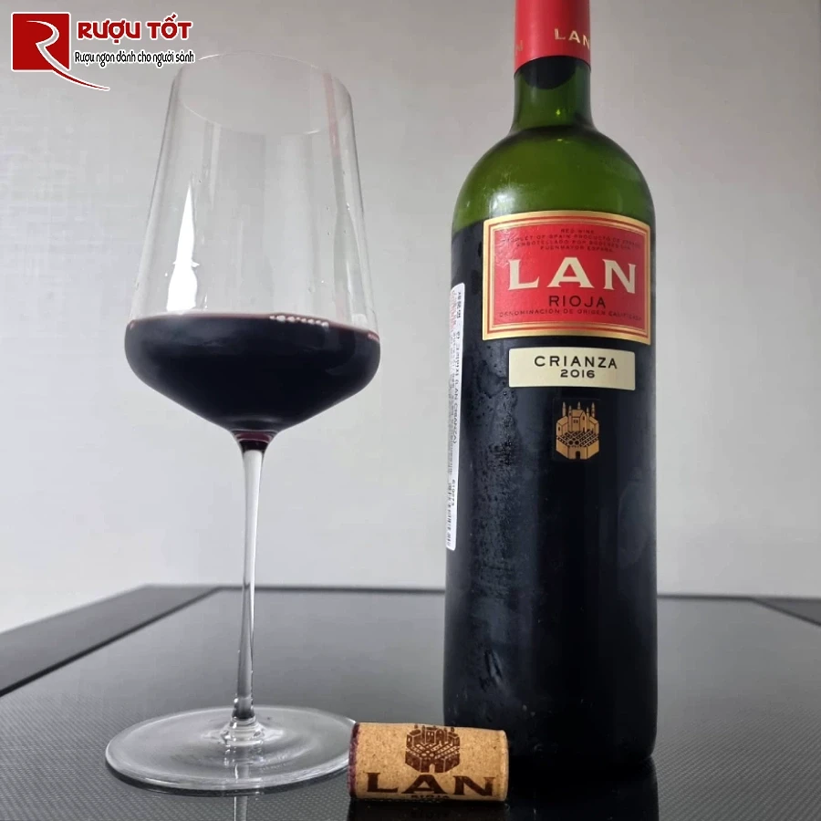 ruou bodegas lan crianza rioja 13,5% hao hang tay ban nha