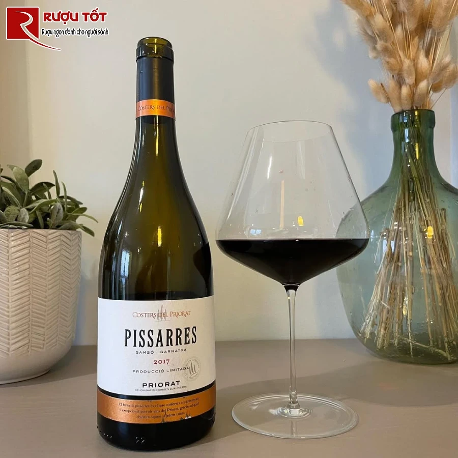 ruou costers del priorat pissarres 14,5% 750ml chat luong cao