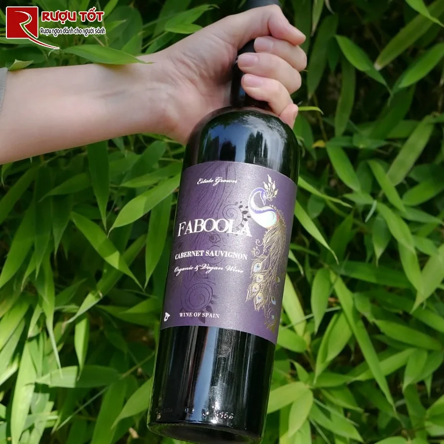 ruou faboola tempranillo organic 14,5% 750ml chat luong cao