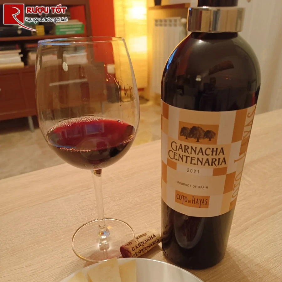 ruou garnacha centenaria coto de hayas