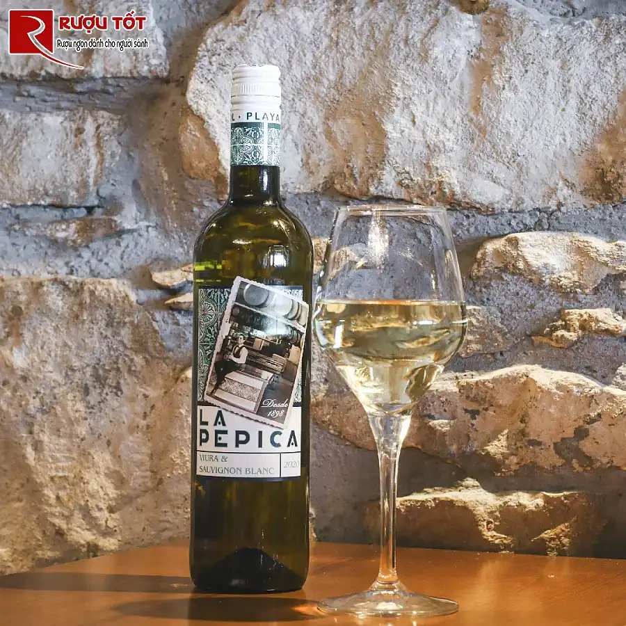 ruou la pepica viura sauvignon blanc hao hang tay ban nha