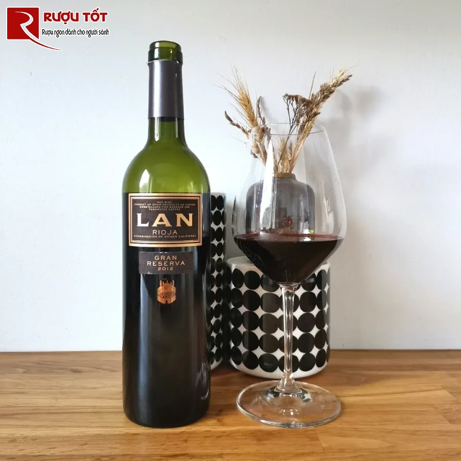 ruou lan gran reserva 750ml 13,5% tay ban nha dang cap